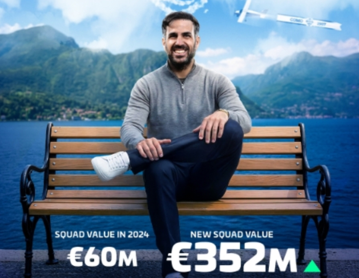 科莫队法布雷加斯执教成绩飙升冲击欧冠资格