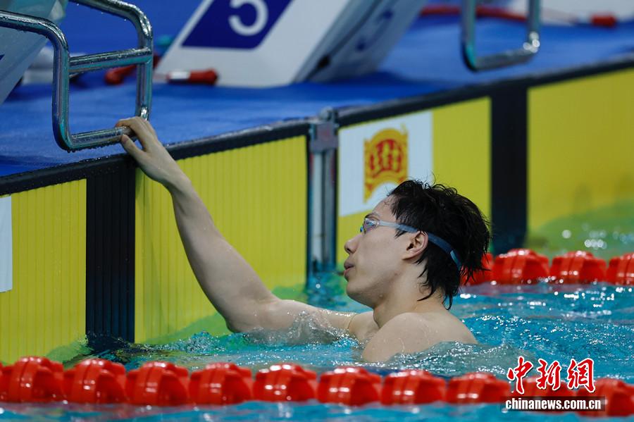 覃海洋全运会首秀59秒25晋级 亚洲蛙王刷新纪录